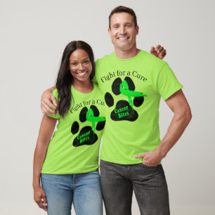 Camiseta Cinta de Huella de Garra de Conciencia de Linfoma 