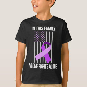 Camiseta Cinta de la bandera de Alzheimerheimer Enfermedad