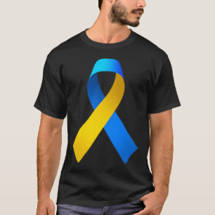 Camiseta Cinta de la bandera de Ucrania Colores de la bande