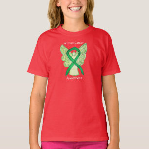 Camiseta Cinta de la Cáncer Adrenal Sensibilización sobre e