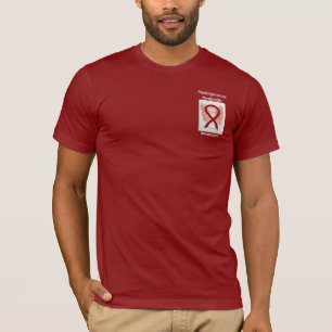 Camiseta Cinta de la Cinta de la Sensibilización sobre la M