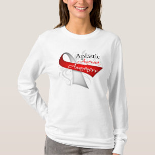 Camiseta Cinta de la conciencia de la anemia aplástica