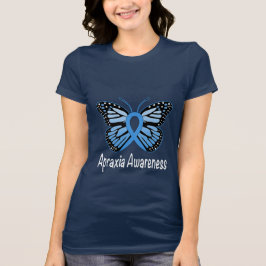 Camiseta Cinta de la conciencia de la mariposa de la