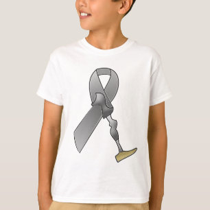 Camiseta Cinta de la conciencia del amputado