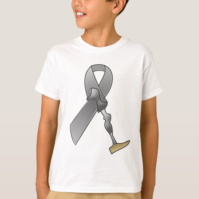 Camiseta Cinta de la conciencia del amputado (Anverso)