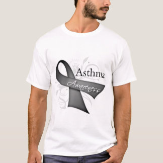 Camiseta Cinta de la conciencia del asma