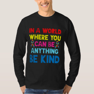 Camiseta Cinta de la Conciencia del Autismo Mes de la Amabi