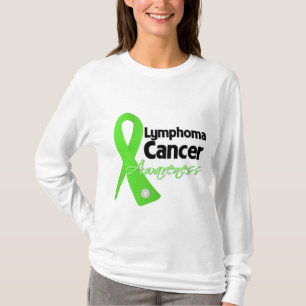 Camiseta Cinta de la conciencia del cáncer del linfoma