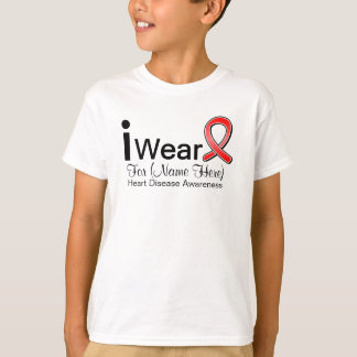 Camiseta Cinta de la enfermedad cardíaca del desgaste del