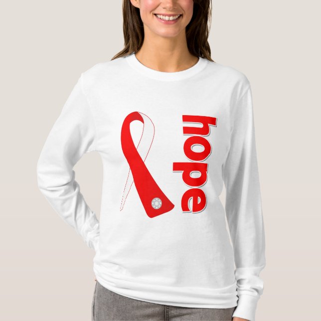 Camiseta Cinta de la esperanza de los síndromes de (Anverso)
