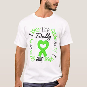 Camiseta Cinta de la verde lima del desgaste del linfoma I