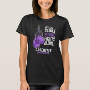 Camiseta Cinta de Lavanda de Guantes de Mes de Concienciaci