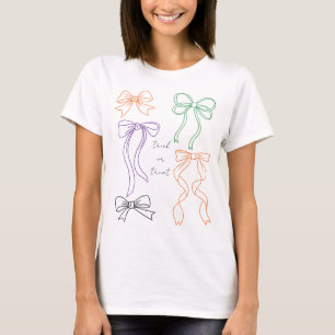 Camiseta Cinta de Lazo Coqueta Halloween