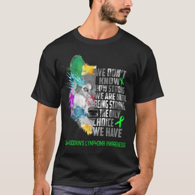 Camiseta Cinta de Linfoma No Hodgkin Apoyo a Gi (Anverso)