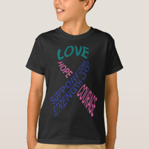 Camiseta Cinta de lucha contra el cáncer 13