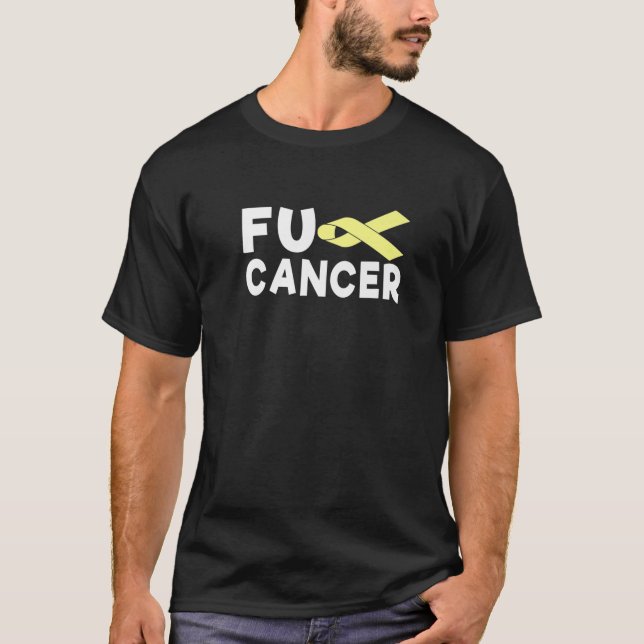 Camiseta Cinta de lucha contra el cáncer de huesos (Anverso)