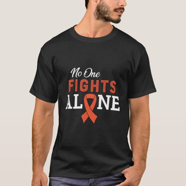 Camiseta Cinta de lucha contra el cáncer de leucemia (Anverso)