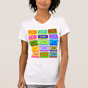 Camiseta Cinta de Mezcla Psicodélica