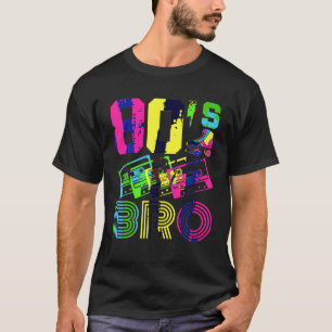 Camiseta Cinta de música de moda de los años 80 Bro 1980