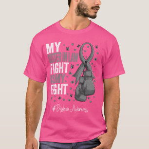 Camiseta Cinta de Plata Cuñada Concienciación sobre la Disl