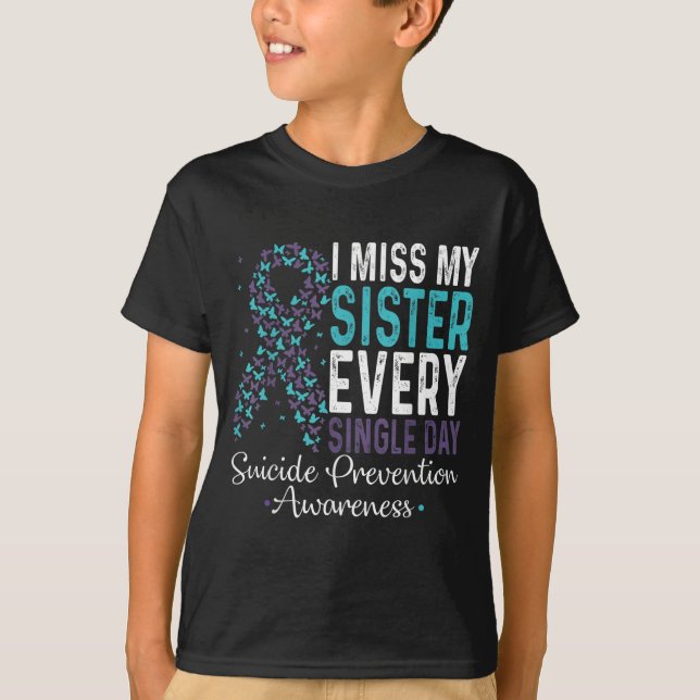 Camiseta Cinta de Prevención de Echar de Menos a la Hermana (Anverso)