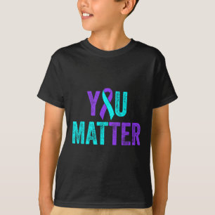 Camiseta Cinta de prevención del suicidio para la concienci