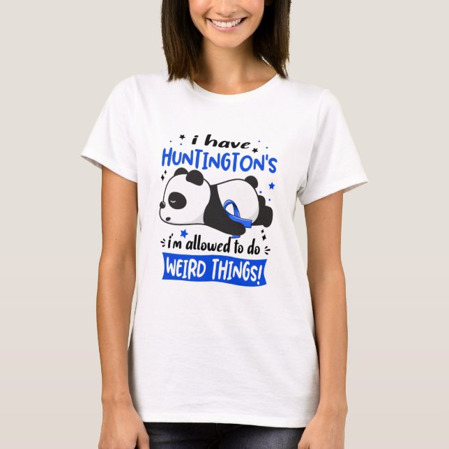 Camiseta Cinta de regalo del mes de conciencia de Huntingto (Anverso)