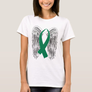 Camiseta Cinta de sensibilización alada (verde)