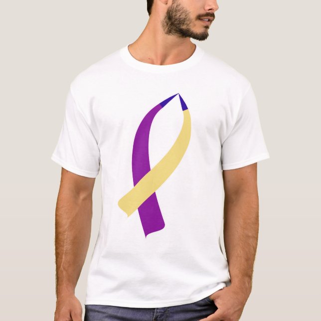 Camiseta Cinta de sensibilización (Cáncer de vejiga) (Anverso)