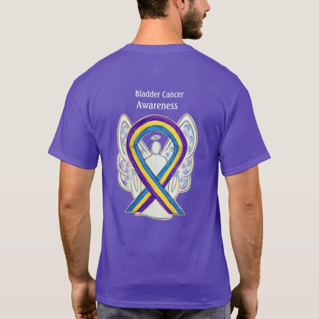 Camiseta Cinta de sensibilización contra el cáncer de vejig (Reverso)