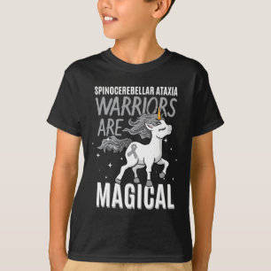Camiseta Cinta de sensibilización de guerrero de Ataxia Sca