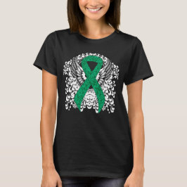 Camiseta Cinta de sensibilización de Jade con alas