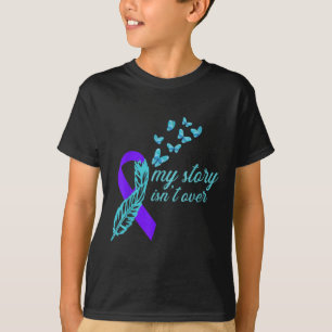 Camiseta Cinta de sensibilización - mariposas - prevención 