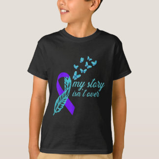 Camiseta Cinta de sensibilización - mariposas - prevención 