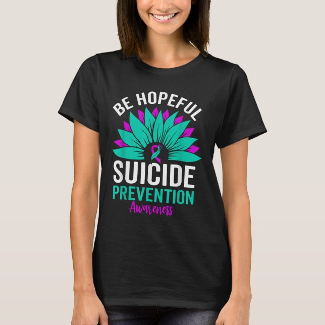 Camiseta Cinta de sensibilización para la prevención del su (Anverso)