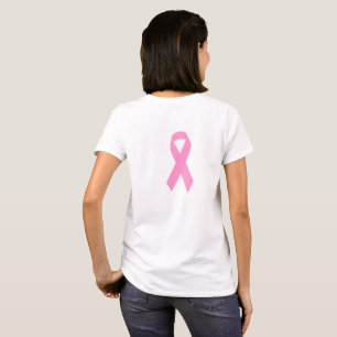 Camiseta Cinta de sensibilización rosa