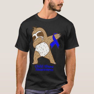 Camiseta Cinta de sensibilización sobre el abuso infantil D