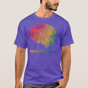 Camiseta Cinta de sensibilización sobre el autismo arcoiris