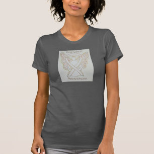 Camiseta Cinta de sensibilización sobre el cáncer de huesos