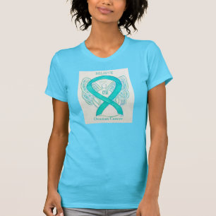Camiseta Cinta de sensibilización sobre el cáncer de ovario