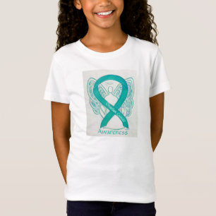 Camiseta Cinta de sensibilización sobre el cáncer de ovario