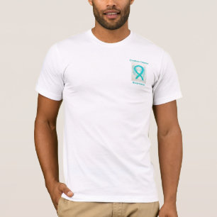 Camiseta Cinta de sensibilización sobre el cáncer de ovario