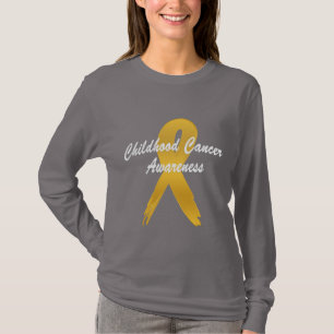 Camiseta Cinta de sensibilización sobre el cáncer infanti