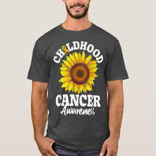 Camiseta Cinta de sensibilización sobre el cáncer infantil