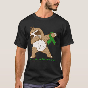 Camiseta Cinta de sensibilización sobre el glaucoma Dabbing