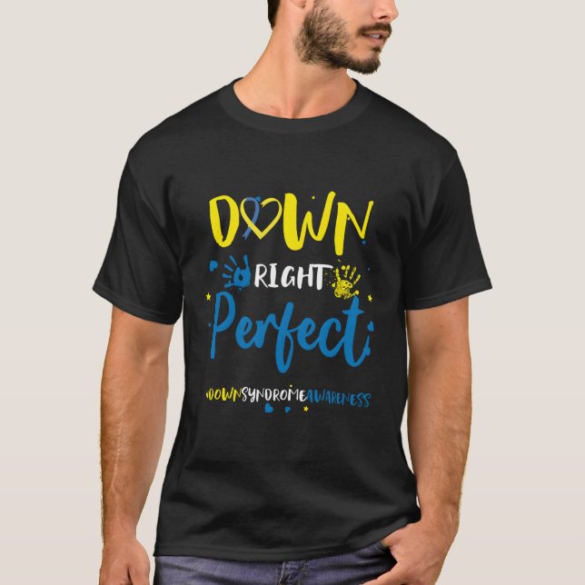 Camiseta Cinta de sensibilización sobre el síndrome de Down (Anverso)
