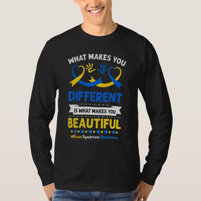 Camiseta Cinta de sensibilización sobre el síndrome de Down (Anverso)