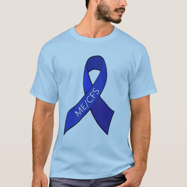 Camiseta Cinta de sensibilización sobre el síndrome de fati (Anverso)