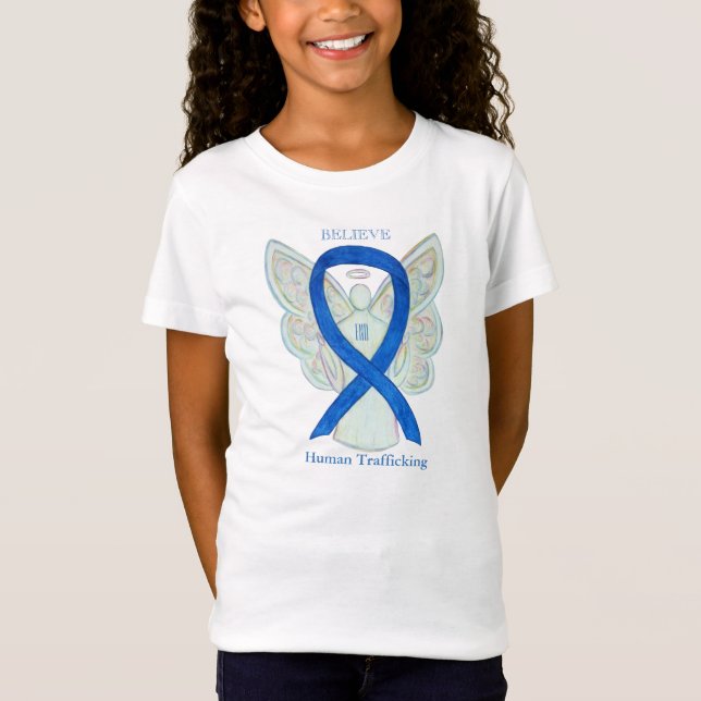 Camiseta Cinta de sensibilización sobre el tráfico humano c (Anverso)