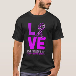 Camiseta Cinta de sensibilización sobre el uso de la violen